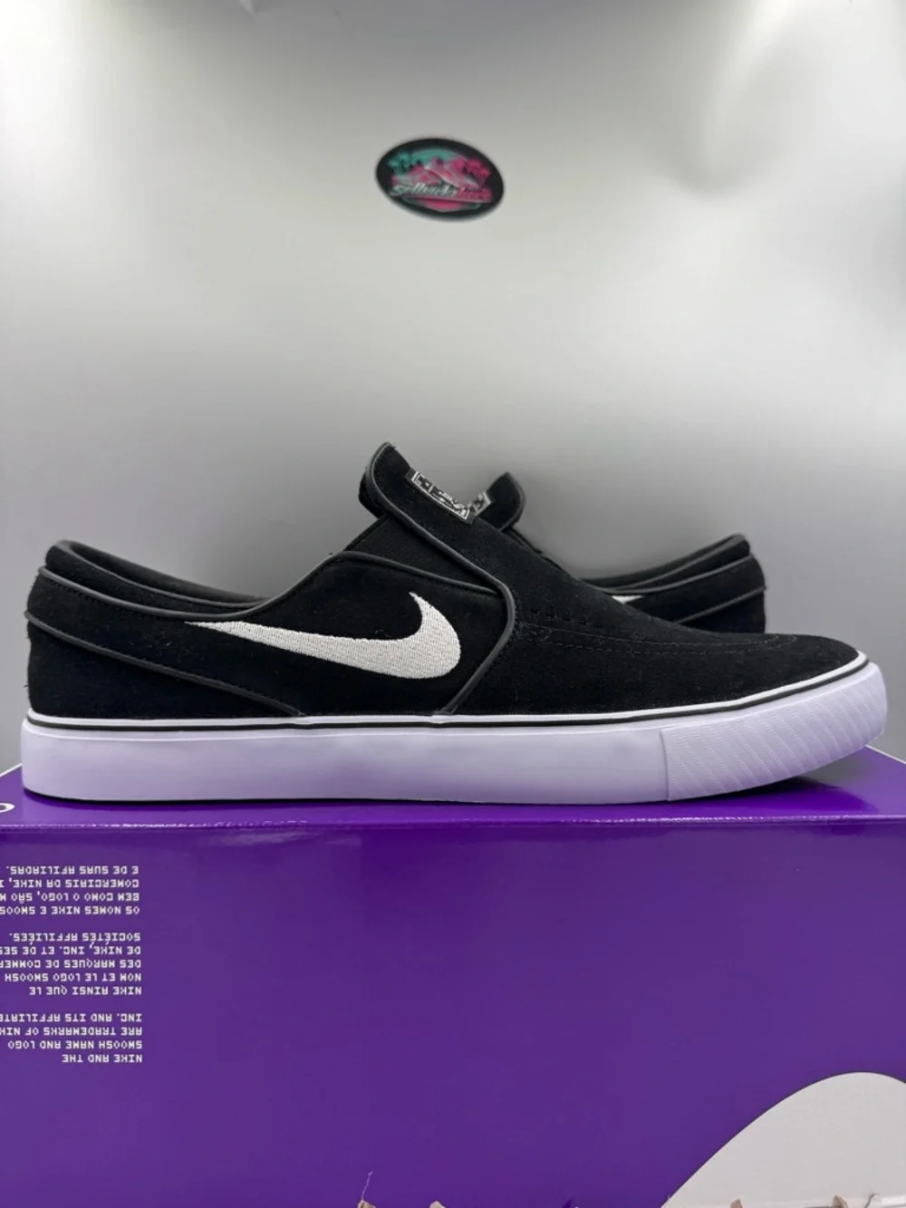 Nike SB Zoom Janoski+ Slip Black White BRAND NEW Multiple Sizes - Picture 1 of 8